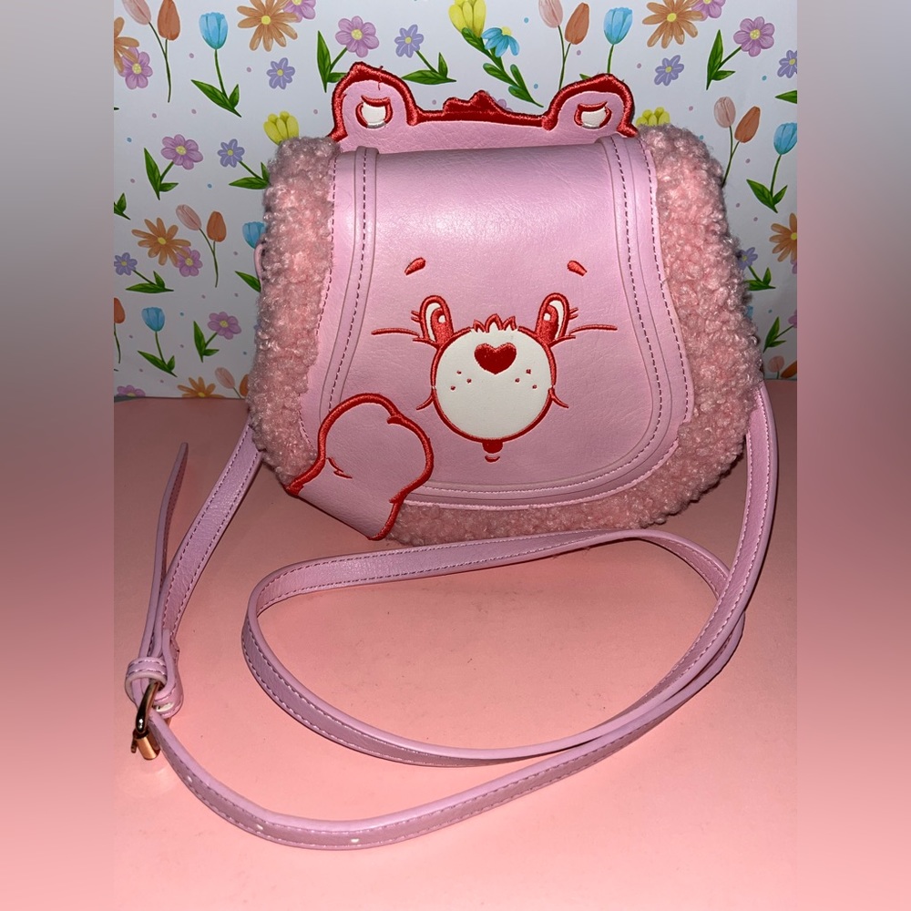 Danielle Nicole Care Bears Love-A-Lot Bear Crossbody